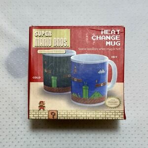 Super Mario Bros Heat Change MUG CUP Collectors Edition Nintendo New In Box